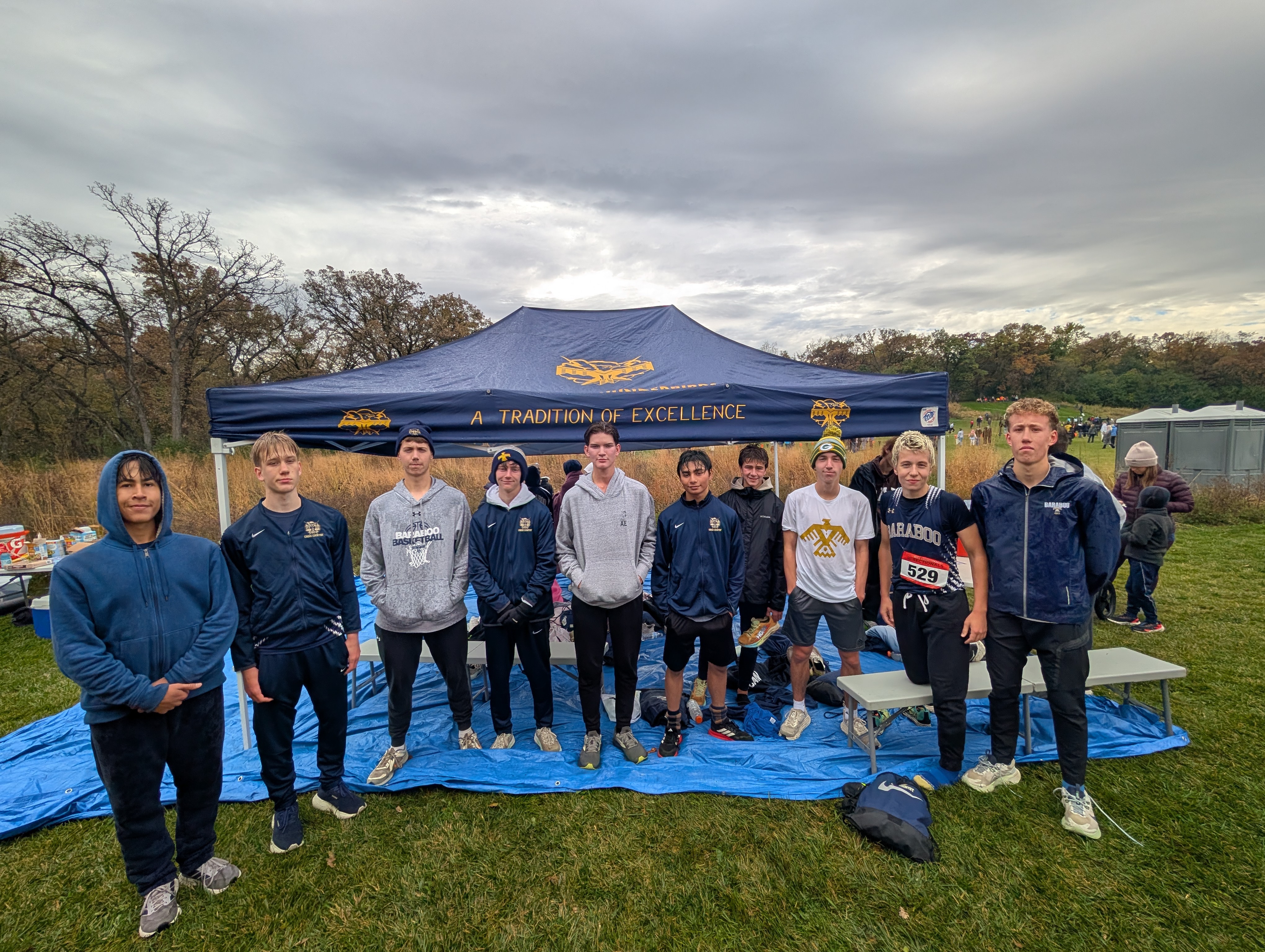Baraboo Thunderbirds Boys Cross Country Team Finishes 7th at WIAA D1 Sectional Championship