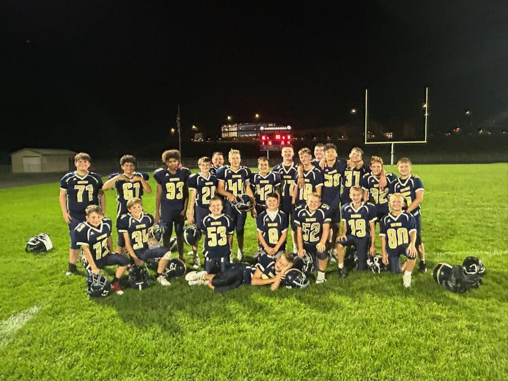 7th Grade T-Birds Clinch Victory in Thrilling Football Encounter Against Holmen Vikings