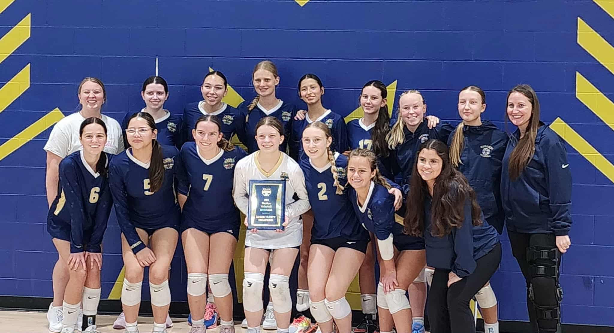 Baraboo JV Volleyball Thunderbirds Triumph at Home Tournament